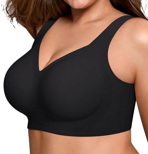 Womens Full-Coverage Push-Up Bra Without Underwire For Support