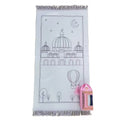 Children Draw Painting Coloring Prayer Mat With Crayons and Gift Boxes Prayer Mat Gift Set