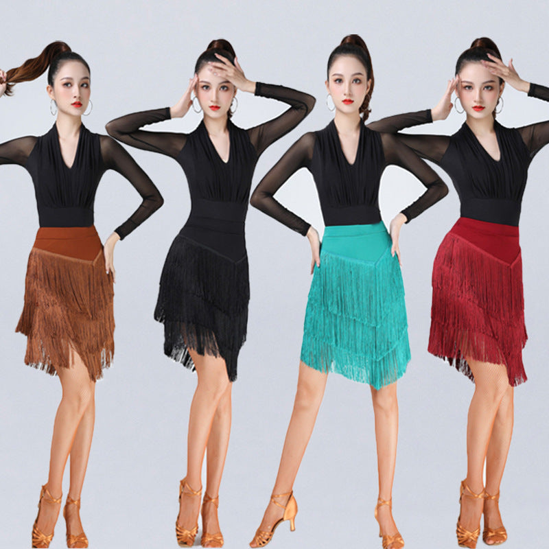 Practice Wear For Women And Adults Fringed Skirt